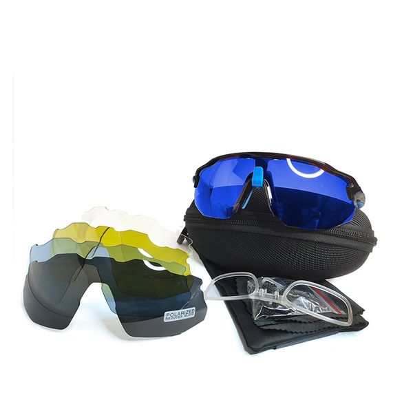 outdoor cycling sunglasses sport bike eyewear men women goggles model 9442 5 lens with case