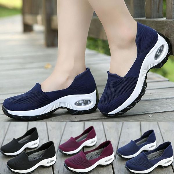 dress shoes fashion women mesh casual thick bottom rocking student working sneaker female comfort plus size m140#, Black
dress shoes fashion women mesh casual thick bottom rocking student working sneaker female comfort plus size m140#, Black