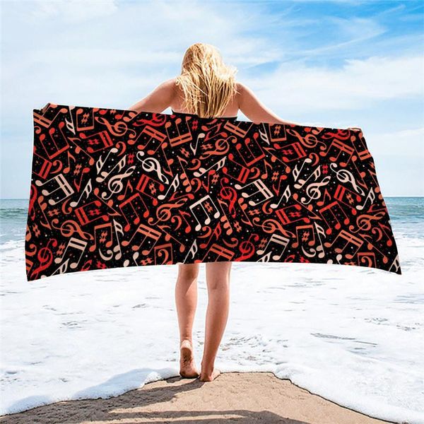 towel summer soft beach towels cover quick dry fabric fashion music note printed large bath for home kids casual toalhas
towel summer soft beach towels cover quick dry fabric fashion music note printed large bath for home kids casual toalhas