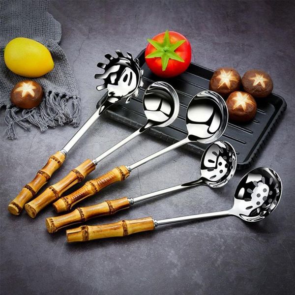 spoons metal colander steel spoon noodle bamboo supplies soup tools handle pasta practical scoop kitchen a1z2 
spoons metal colander steel spoon noodle bamboo supplies soup tools handle pasta practical scoop kitchen a1z2
