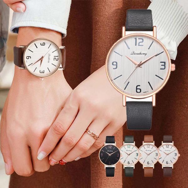 casual couple watch king and queen multi-color pu leather quartz gift relojes hombre 2021 montre wristwatches, Slivery;brown
casual couple watch king and queen multi-color pu leather quartz gift relojes hombre 2021 montre wristwatches, Slivery;brown