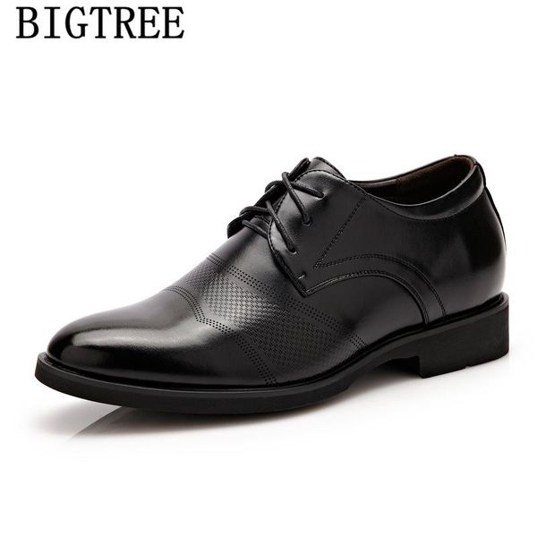 dress shoes sapato oxford wedding for men elevator formal leather classic luxury italian brand chaussures homme, Black
dress shoes sapato oxford wedding for men elevator formal leather classic luxury italian brand chaussures homme, Black
