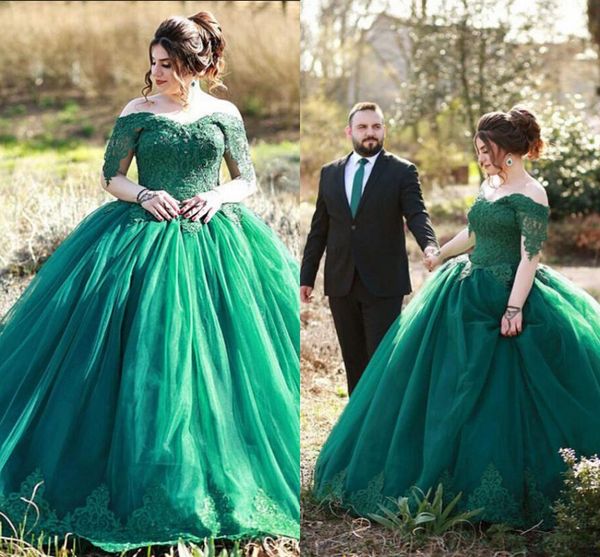 vestido de festa dark green tulle ball gown prom dresses beaded lace appliques off the shoulder vintage party dress princess v neck corset s, Black
vestido de festa dark green tulle ball gown prom dresses beaded lace appliques off the shoulder vintage party dress princess v neck corset s, Black