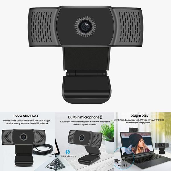 computer camera, built-in microphone, driver-180° rotating camera suitable for meetings webcams
computer camera, built-in microphone, driver-180° rotating camera suitable for meetings webcams