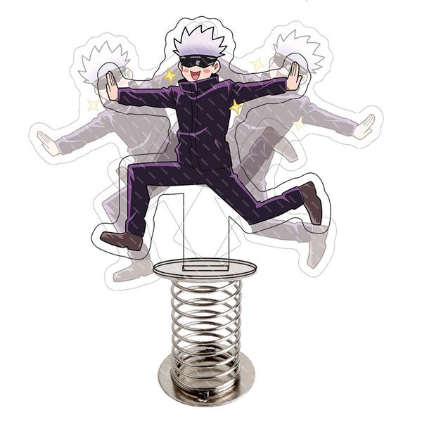anime jujutsu kaisen gojo satoru funny standing figure desk display stands ornaments shaking acrylic standing plate, Silver
anime jujutsu kaisen gojo satoru funny standing figure desk display stands ornaments shaking acrylic standing plate, Silver