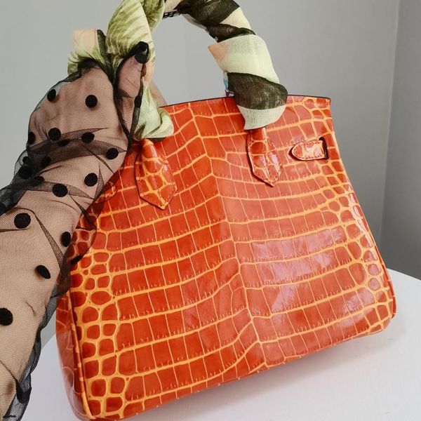 evening bags orange crocodile pattern luxury genuine leather women bag handbag real lady tote big female shoulder
evening bags orange crocodile pattern luxury genuine leather women bag handbag real lady tote big female shoulder
