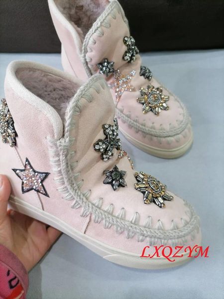 boots women ankle rhinestones embroidery crystal floral winter snow warm real leather wool fur, Black
boots women ankle rhinestones embroidery crystal floral winter snow warm real leather wool fur, Black