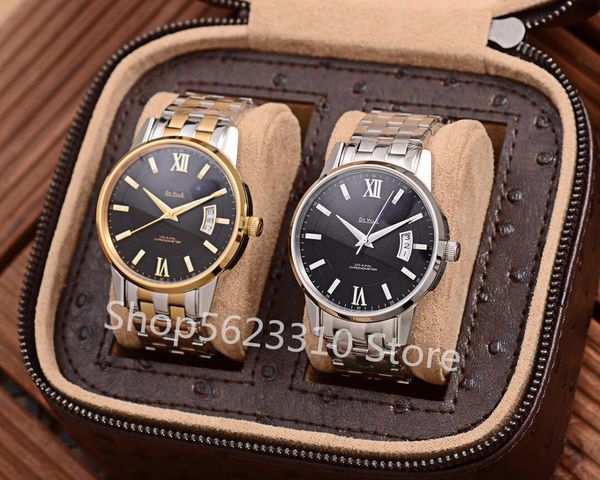 wristwatches fashion men mechanical watch classic automatic calendar wrist waterproof date clock business male leather strap, Slivery;brown
wristwatches fashion men mechanical watch classic automatic calendar wrist waterproof date clock business male leather strap, Slivery;brown