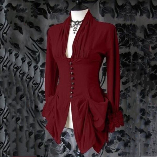 women's jackets women solid spring autumn long sleeve retro lace trim button up vintage irregular tailcoat outwear veste femme jassen d, Black;brown
women's jackets women solid spring autumn long sleeve retro lace trim button up vintage irregular tailcoat outwear veste femme jassen d, Black;brown
