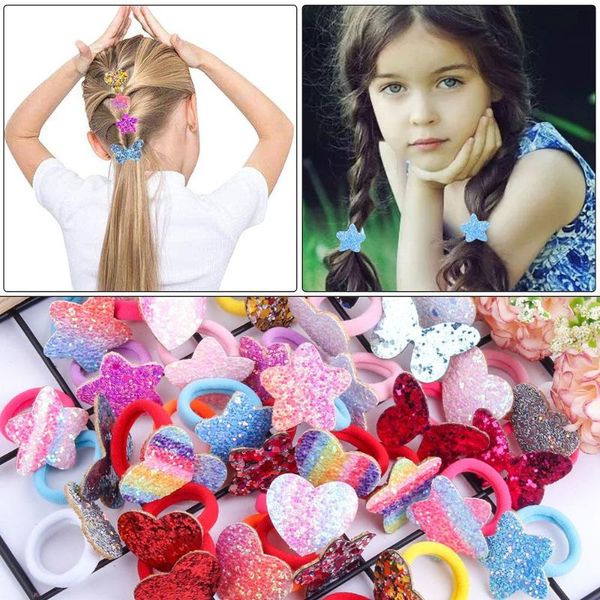 hair accessories love sequin rainbow gradient band children ponytail holder girls towel loop headwear elastic rope, Slivery;white
hair accessories love sequin rainbow gradient band children ponytail holder girls towel loop headwear elastic rope, Slivery;white