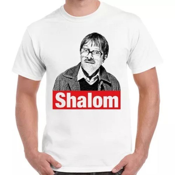 shalom jackie jim friday night dinner funny parody tv show retro t shirt 2313, White;black
shalom jackie jim friday night dinner funny parody tv show retro t shirt 2313, White;black