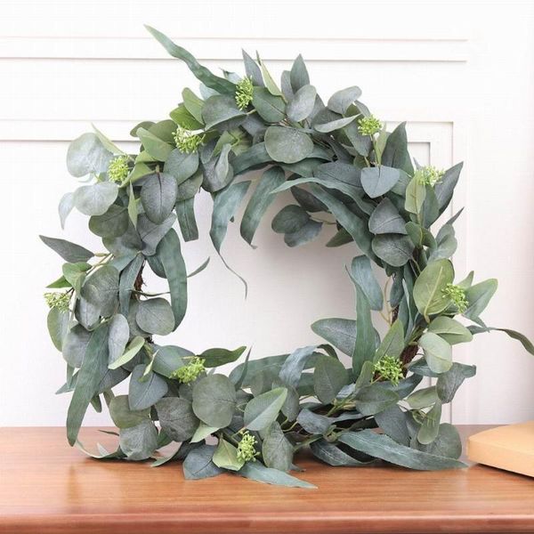 vases artificial greenery fake eucalyptus leaf wreath bushes plastic plants for home party wedding decoration
vases artificial greenery fake eucalyptus leaf wreath bushes plastic plants for home party wedding decoration