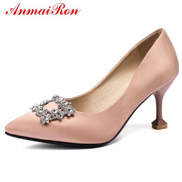 anmairon basic high thin heels women shoes silk pointed toe casual slip-on fashion pumps size 34-42 ly969 dress, Black
anmairon basic high thin heels women shoes silk pointed toe casual slip-on fashion pumps size 34-42 ly969 dress, Black