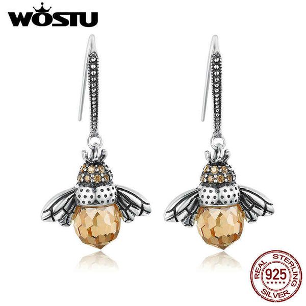 wostu selling 100% 925 sterling silver lovely bee drop earrings for women fine jewelry luxury lover gift fie149, Golden
wostu selling 100% 925 sterling silver lovely bee drop earrings for women fine jewelry luxury lover gift fie149, Golden