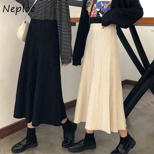 autumn winter high waist knitted bodycon skirt wool a-line solid color casual soft vertical striped jupe 1f647 210422, Black
autumn winter high waist knitted bodycon skirt wool a-line solid color casual soft vertical striped jupe 1f647 210422, Black
