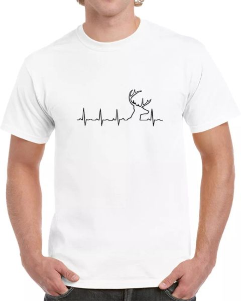 hunting heartbeat deer hunt t shirt outdoor sports buck hunter gift tee tshirt, White;black
hunting heartbeat deer hunt t shirt outdoor sports buck hunter gift tee tshirt, White;black