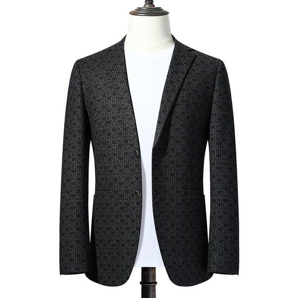 men's suits & blazers 2021 autumn for men single button slim casual suit jacket gray wedding business blazer masculino street wear soci, White;black
men's suits & blazers 2021 autumn for men single button slim casual suit jacket gray wedding business blazer masculino street wear soci, White;black