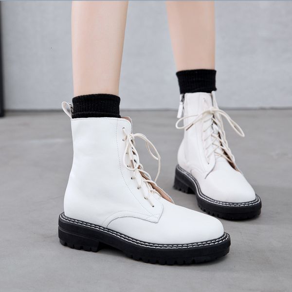 boots genuine leather designer shoes women ankle female martin black platform woman booties large size 7nls
boots genuine leather designer shoes women ankle female martin black platform woman booties large size 7nls