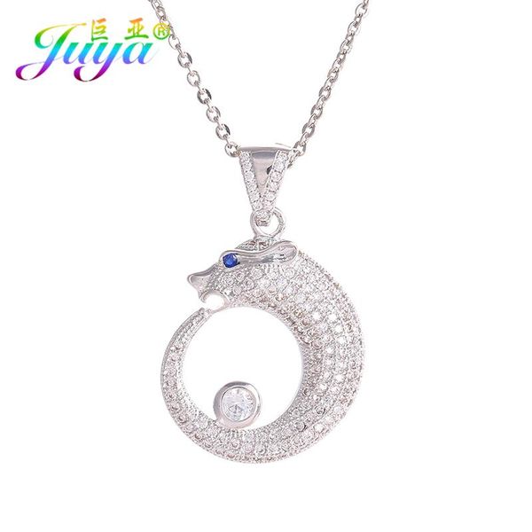 pendant necklaces juya drop animal necklace micro pave zircon leopard dargon tiger for women men punk jewelry, Silver
pendant necklaces juya drop animal necklace micro pave zircon leopard dargon tiger for women men punk jewelry, Silver
