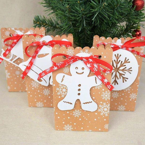 gift wrap 12pcs/set christmas kraft paper candy bags xmas snowman snowflake boxs merry favor party decorations
gift wrap 12pcs/set christmas kraft paper candy bags xmas snowman snowflake boxs merry favor party decorations