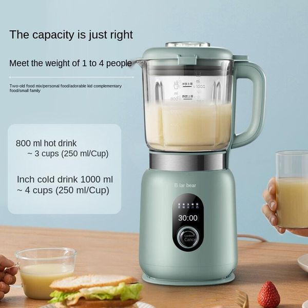 smart home control small heating soymilk machine, multi-function household broken cooking reservation can be made
smart home control small heating soymilk machine, multi-function household broken cooking reservation can be made