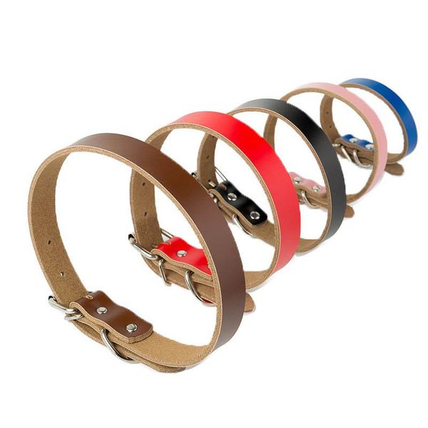 dog collar durable pet neck strap adjustable genuine leather cat necklace small medium large dogs products collars & leashes
dog collar durable pet neck strap adjustable genuine leather cat necklace small medium large dogs products collars & leashes