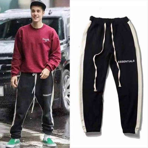 trousers womens sweatpants casual pants justin bieber essentials letter print stitching contrast color beam footwear pants, Black;white
trousers womens sweatpants casual pants justin bieber essentials letter print stitching contrast color beam footwear pants, Black;white