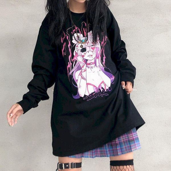 harajuku bf wind autumn ins womens t shirts retro two dimensional cartoon printing loose long sleeved student top, White
harajuku bf wind autumn ins womens t shirts retro two dimensional cartoon printing loose long sleeved student top, White