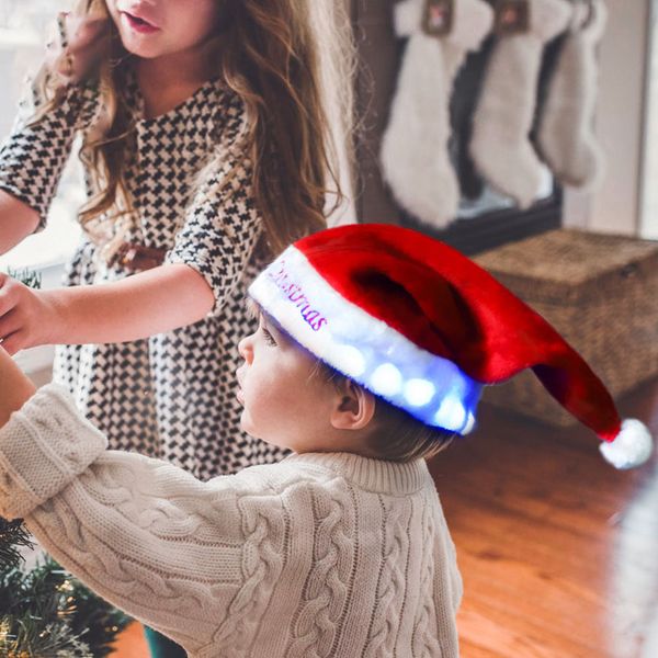 in stock christmas hat show party decorations/party dress up hat led glowing hat children gift2021, White
in stock christmas hat show party decorations/party dress up hat led glowing hat children gift2021, White
