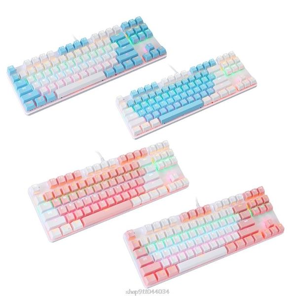 87-keys green axis keyboard mechanical gaming for pc lapplayers ap15 21 dropship keyboards
87-keys green axis keyboard mechanical gaming for pc lapplayers ap15 21 dropship keyboards