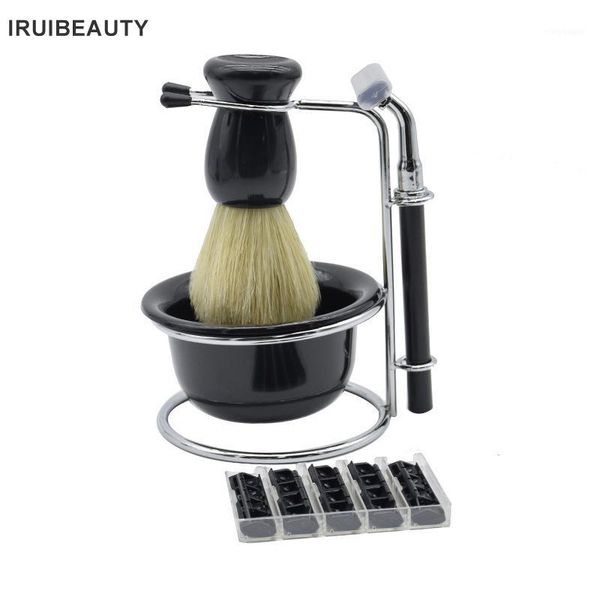 set men's facial shaving beard brush shelf bowl razor professional 5 in one tool cleaner family personal1, Silver
set men's facial shaving beard brush shelf bowl razor professional 5 in one tool cleaner family personal1, Silver