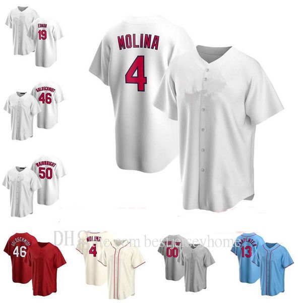 2020 men women kids cardinal 4 yadier molina jersey 46 paul goldschmidt matt carpenter paul dejong carlos martinez marcell ozuna wong fowler, Blue;black
2020 men women kids cardinal 4 yadier molina jersey 46 paul goldschmidt matt carpenter paul dejong carlos martinez marcell ozuna wong fowler, Blue;black