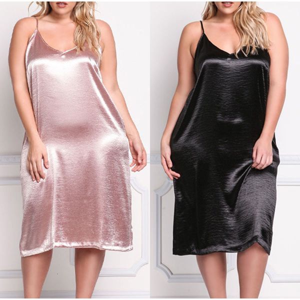 casual dresses shameall plus size sleeveless deep v neck satin slip dress women pajama mid-calf glossy evening party black 4mgh, Black;gray
casual dresses shameall plus size sleeveless deep v neck satin slip dress women pajama mid-calf glossy evening party black 4mgh, Black;gray