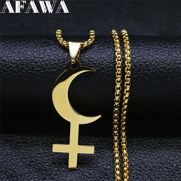 pendant necklaces lilith astrological symbol sign stainless steel chain necklace gold color women/men jewelry bijou femme n4327s02, Silver
pendant necklaces lilith astrological symbol sign stainless steel chain necklace gold color women/men jewelry bijou femme n4327s02, Silver