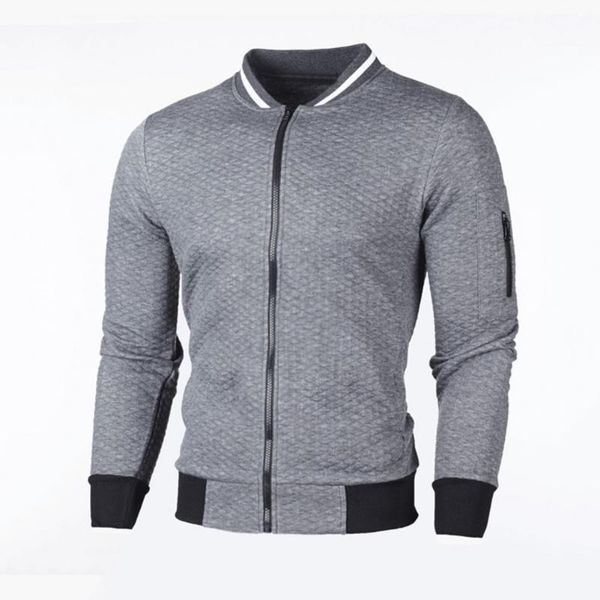 men's jackets great autumn coat contrast colors stand collar stitching leisure male jacket, Black;brown
men's jackets great autumn coat contrast colors stand collar stitching leisure male jacket, Black;brown