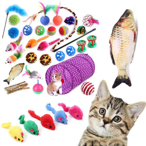cat toys 28 pcs/set toy soft plush teeth grinding catnip funny interactive feather ball scratcher fish
cat toys 28 pcs/set toy soft plush teeth grinding catnip funny interactive feather ball scratcher fish