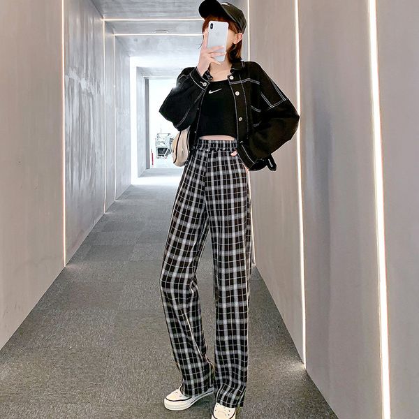 capri y2k cargo female purple hippie plaid harajuku streetwear chain checked high-waisted pants, Black;white
capri y2k cargo female purple hippie plaid harajuku streetwear chain checked high-waisted pants, Black;white