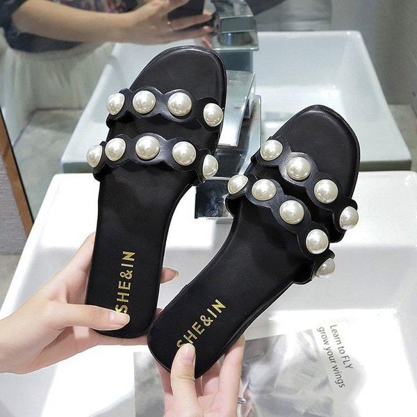 flat shoes female string bead low woman's slippers beige heeled sandals luxury slides 2021 soft summer black designer pu fabric
flat shoes female string bead low woman's slippers beige heeled sandals luxury slides 2021 soft summer black designer pu fabric