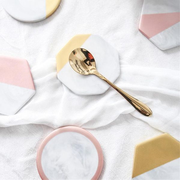 mats & pads marble pattern ceramic coasters coffee tea cup table placemats decoration for household accessories
mats & pads marble pattern ceramic coasters coffee tea cup table placemats decoration for household accessories