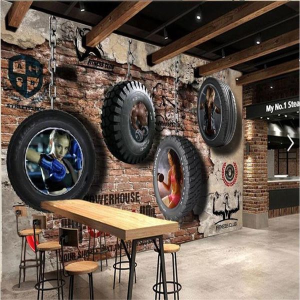 retro industrial style tire pos gym background wallpaper 3d power house fitness club decor wall paper papel de parede wallpapers
retro industrial style tire pos gym background wallpaper 3d power house fitness club decor wall paper papel de parede wallpapers