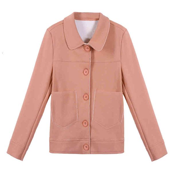 women's jackets xl 4xl female short neck polo sleeve long solid multicolored autumn ladies jacket h ia5i, Black;brown
women's jackets xl 4xl female short neck polo sleeve long solid multicolored autumn ladies jacket h ia5i, Black;brown