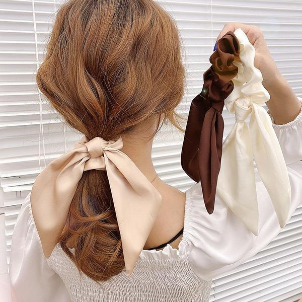 hair accessories fashion bow satin long tie women ribbon headband ponytail solid elastic scarf bands scrunchies girls
hair accessories fashion bow satin long tie women ribbon headband ponytail solid elastic scarf bands scrunchies girls