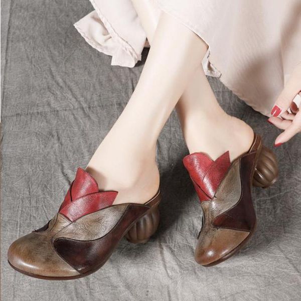 slippers yourseason genuine leather women summer sewing slides outside wear handmade leisure ladies shoes mixed colors, Black
slippers yourseason genuine leather women summer sewing slides outside wear handmade leisure ladies shoes mixed colors, Black