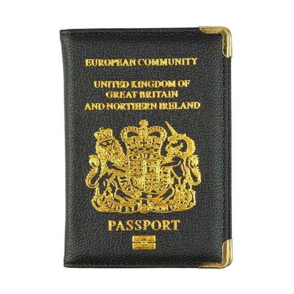 card holders dikedaku copper edge uk passport cover women lichee pu leather holder wallet girls travel england britain case, Brown;gray
card holders dikedaku copper edge uk passport cover women lichee pu leather holder wallet girls travel england britain case, Brown;gray