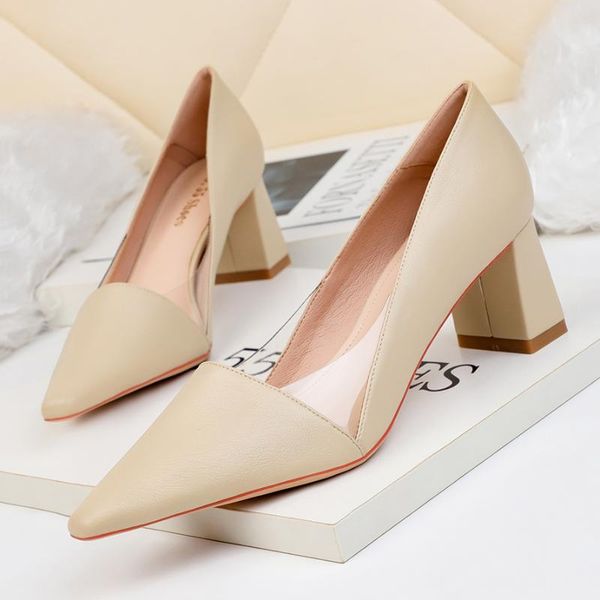 dress shoes anance women's pointed high heels nightclub thick heel shallow mouth sandals professional ol, Black
dress shoes anance women's pointed high heels nightclub thick heel shallow mouth sandals professional ol, Black