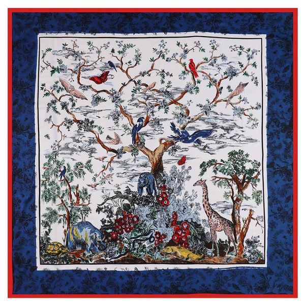 scarves 100% twill silk square scarf for women giraffe animal flower print lady shawls and wraps female bandanas fourlard femme hijab, Blue;gray
scarves 100% twill silk square scarf for women giraffe animal flower print lady shawls and wraps female bandanas fourlard femme hijab, Blue;gray