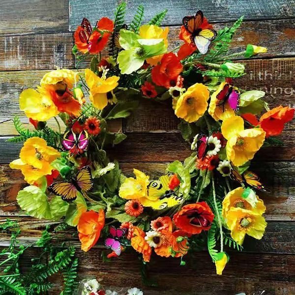 decorative flowers & wreaths artificial flower wreath front door home party festival ornament wedding hanging pendant
decorative flowers & wreaths artificial flower wreath front door home party festival ornament wedding hanging pendant