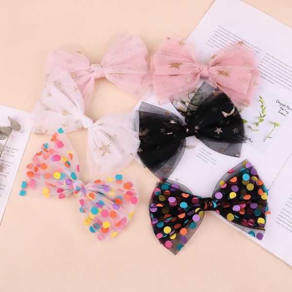 hair accessories kawaii net yarn bow flower hairpins set clips pin colorful dot barrettes for children girls princess headwear, Slivery;white
hair accessories kawaii net yarn bow flower hairpins set clips pin colorful dot barrettes for children girls princess headwear, Slivery;white