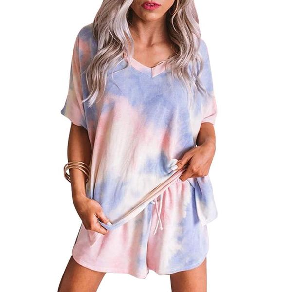 littlerossa women casual loose tie dye colorful clothing sets short sleeve pullover crew neck high waist drawstring shorts two piece dre, White
littlerossa women casual loose tie dye colorful clothing sets short sleeve pullover crew neck high waist drawstring shorts two piece dre, White