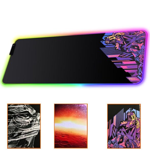 mouse pads & wrist rests rgb led gaming pad large size colorful natural non-slip rubber light desk mat game keyboard for pc desktop
mouse pads & wrist rests rgb led gaming pad large size colorful natural non-slip rubber light desk mat game keyboard for pc desktop